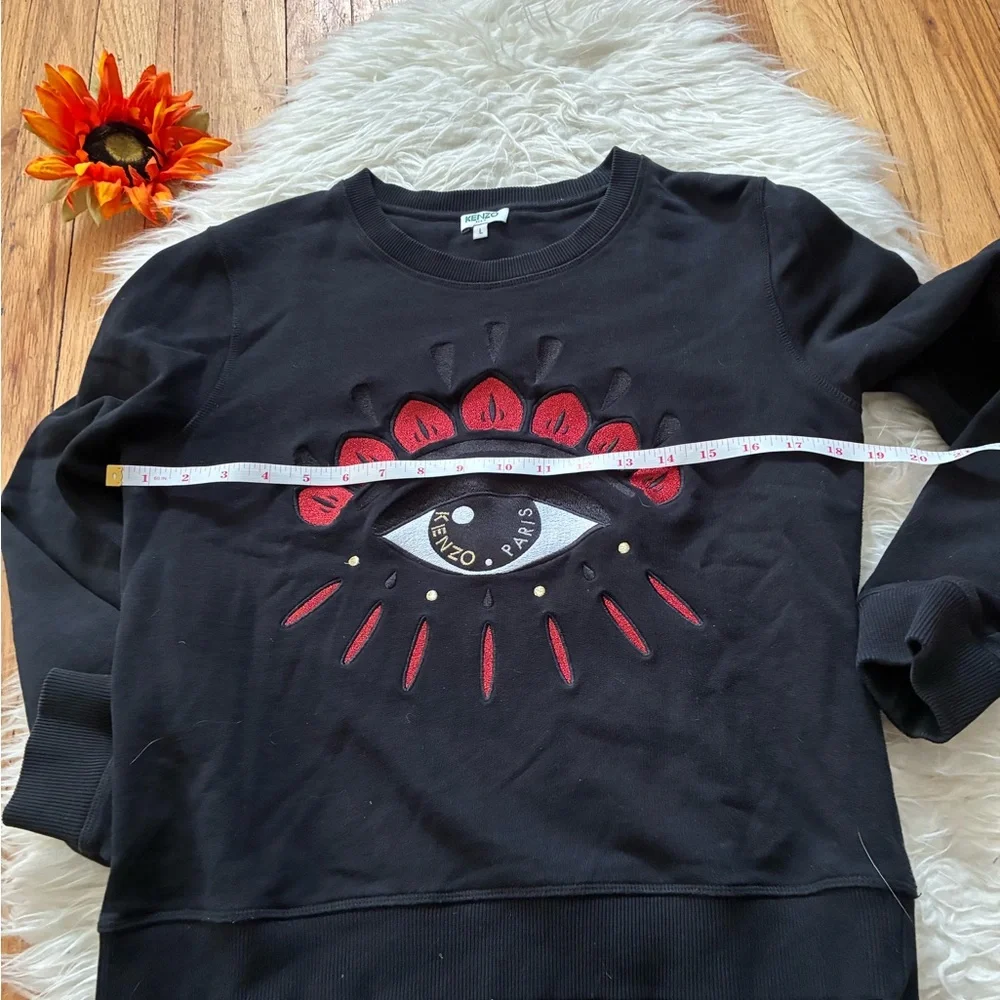 Kenzo Charcoal Sweatshirt with EYE Design - Picture 5 of 7